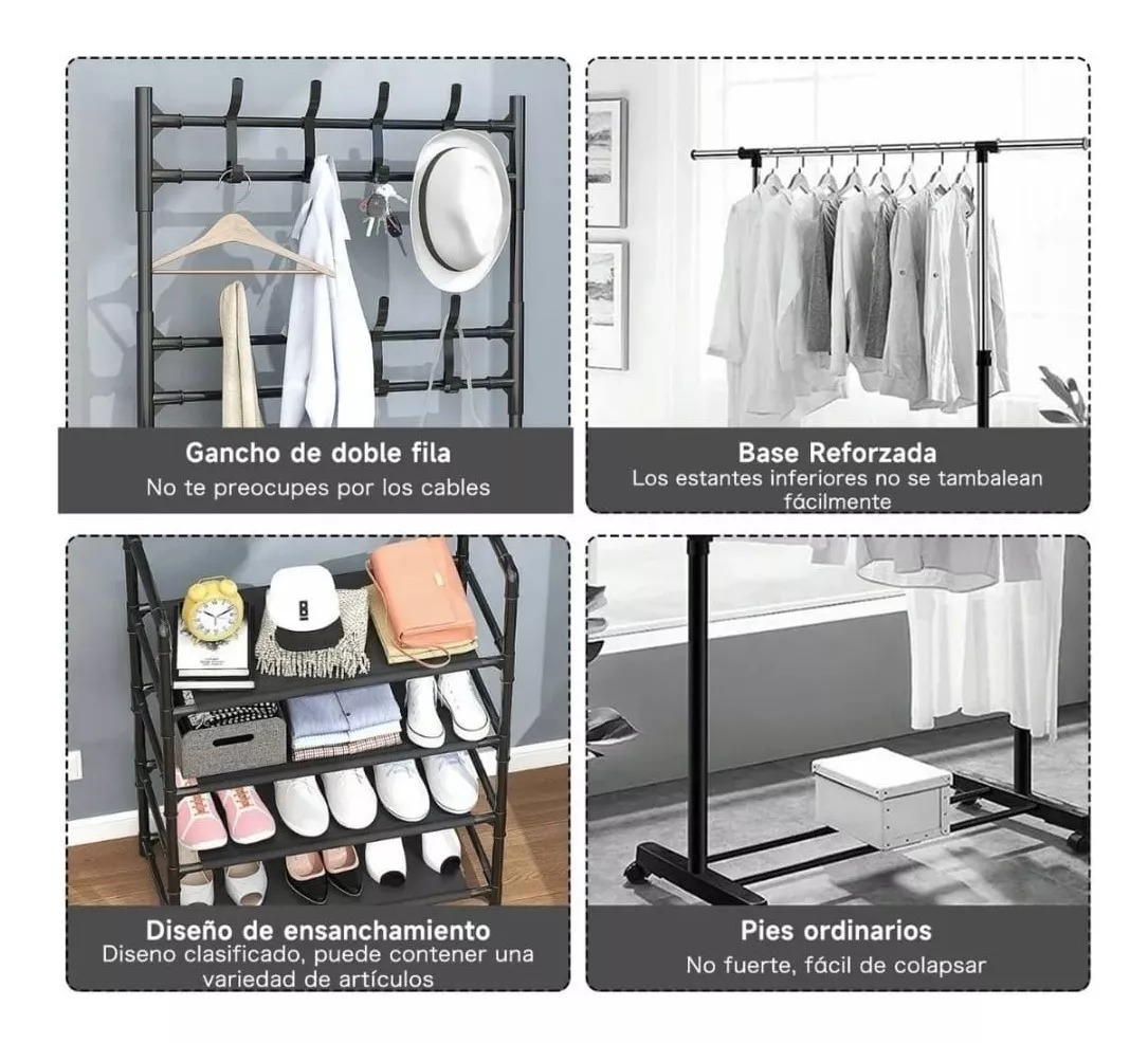 Miniatura 4 de ORGANIZADOR DE ROPA Y ZAPATOS Grande